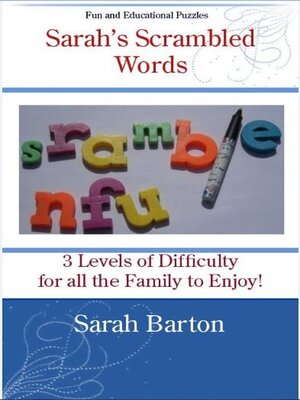 cover image of Sarah's Scrambled Words